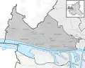 Lage der Stadtteile im Bezirk Altona