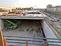 Bauarbeiten an der Oströhre (Brücke Wördemanns Weg Richtung Süden 2018)