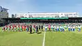 Auftaktspiel zur letzten Spielzeit im Stadion gegen den IFK Värnamo (April 2013)
