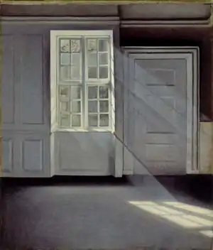 Vilhelm Hammershøi:Støvkornenes dans i solstrålerne