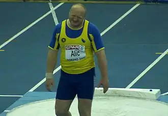 Hamza AlićRang zehn mit 19,18 m