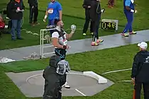 Kemal MešićRang elf mit 18,98 m