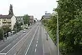Blick von Cassellastraße Richtung Mainkur