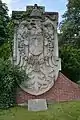 Am Denkmal der alten Grünenthaler Hochbrücke in Hanerau-Hademarschen