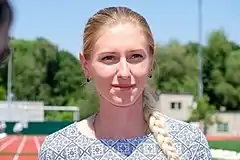 Hanna Ryschykowa, frühere Hanna Jaroschtschuk – Rang vier in 55,16 s