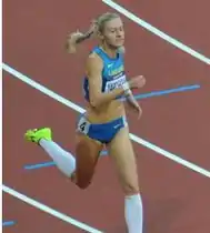 Hanna Yaroshchuk erreichte als Sechste des ersten Halbfinallaufs nicht das Finale