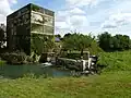 Wassermühle an der Aube bei Hannappes