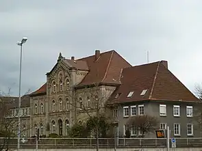 Hannoverscher Bahnhof von derWittekindstraße aus gesehen