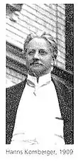 Hanns Kornberger, 1909