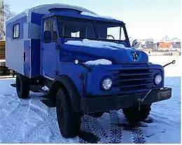 Hanomag AL 28 mit Kofferaufbau (ex THW)