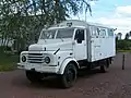 Umgerüsteter KatS-Lkw AL 28 mit Kofferaufbau