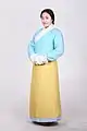 Frau in Hanfu (Ruqun, zweiteiliges Kleid), 2012