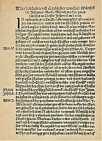Hans Sachs: Die Wittenbergisch Nachtigall, Eilenburg 1523, Titel und Text