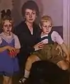 Hans Schachinger Familienbild (108x88) von 1919 (Privatbesitz der Familie des Künstlers)