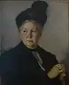 Hans Schachinger Portrait einer alten Dame (62x50) von 1911 (Privatbesitz)