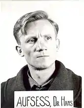 Hans Werner Freiherr von Aufseß als Zeuge bei den Nürnberger Prozessen