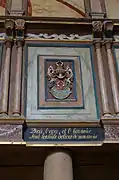 Wappen in der Dorfkirche Hanstorf