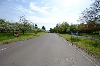 Passhöhe Blick nach Südwesten Richtung Korb