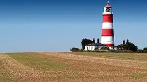 Happisburgh Lighthouse im Jahr 2016