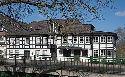 Wassermühle Harpstedt- gehört heute zum Hotel „Zur Wasserburg“