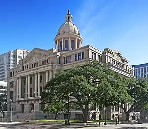 Harris County Courthouse of 1910, gelistet im NRHP mit der Nr. 81000629