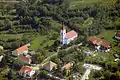 Blick auf die reformierte Kirche