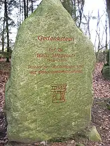 Gedenkstein fürWilli Wegewitz
