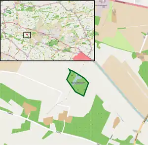 Übersichtskarte des Naturschutzgebiets