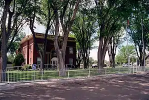 Das Hartley County Courthouse and Jail, gelistet im NRHP mit der Nr. 87002237