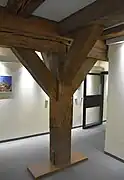 Ständer­bal­ken im 2. Ober­geschoss