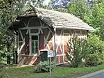Häuschen am nordwestlichen Rand des Hasenwäldchens (heute vor der Wohnanlage)