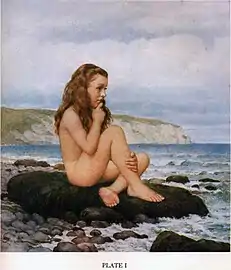 Beatrice Hatch, koloriert von Anne Lydia Bond (1873)