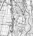Haunstetten und Siebenbrunn auf einem TK25-Messtischblatt von 1932
