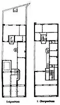 Grundrisse, Erdgeschoss und I. Obergeschoss