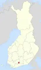 Lage von Hausjärvi in Finnland