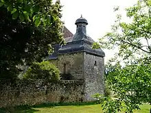Teil des Schlosses Les Charreaux