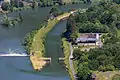 Staustufe am Canal de la Meuse bei Haybes
