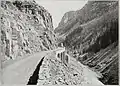 Historische Aufnahme der Schlucht aus dem Jahr 1922