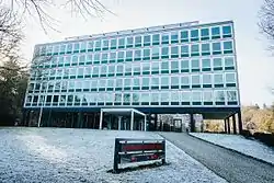 Hauptsitz der Sparkasse Goslar/Harz: Das ehemalige Verwaltungsgebäude der Unterharzer Berg- und Hüttenwerke