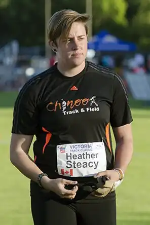 Heather SteacyRang dreizehn mit 63,39 m