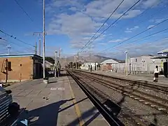 Der Bahnhof Heathfield (Blick in Richtung Simon’s Town)