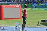 Sibusiso MatsenjwaRang fünf in 20,67 s