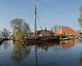 Das Fischerboot in Jachtwerf Piersma