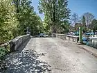 Brücke zur St. Petersinsel bei Erlach