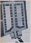 Heilbronn Neuplanung vor dem Fleinertor 1808–1809 Vorschlag mit begradigter Chaussee, der späteren Wilhelmstraße und neuen Bauquartieren.