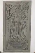 Grabstein der Äbtissin Maria Anna von Holzing († 1722)