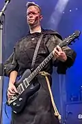 Gitarrist Bruder Jacques de Pèrigord