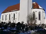 Burgus Heimenkirch, heute Kirchplatz/Friedhof