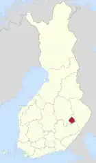 Lage von Heinävesi in Finnland