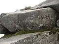 Schriftzug an der Brockentor-Klippe